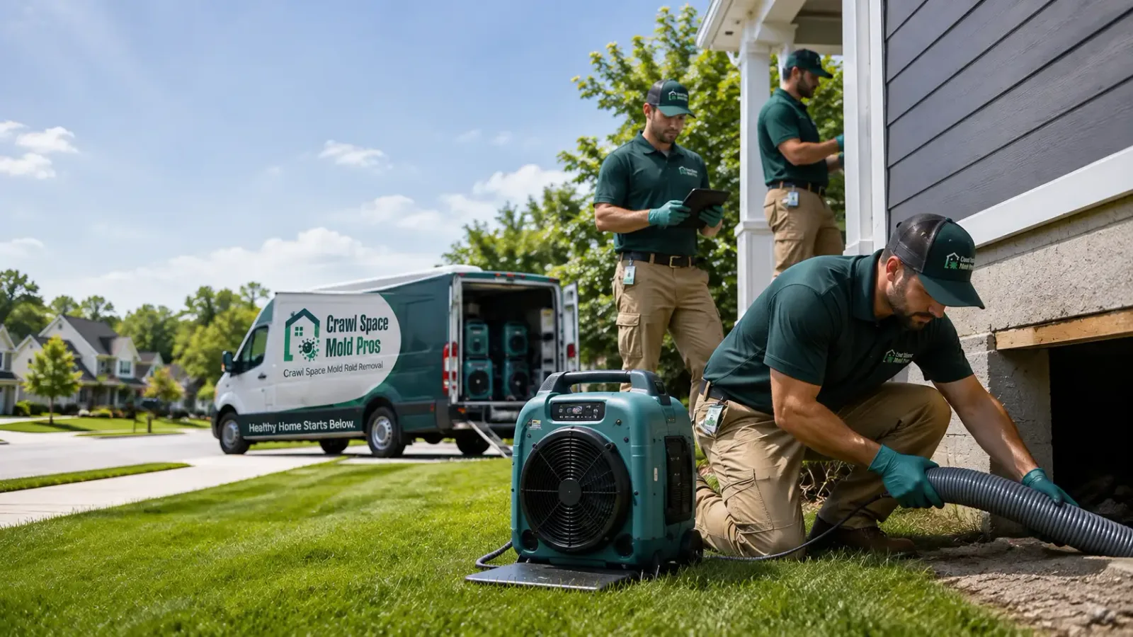 Crawl Space Mold Removal in Rombauer, MO